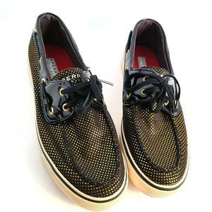 Women's Black Sperry Topsiders size 9.5
